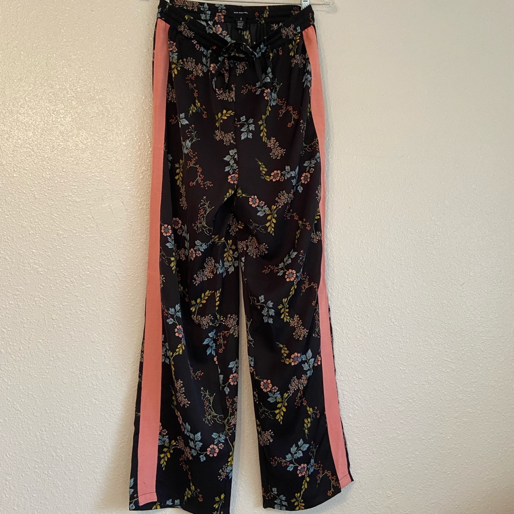 PRINTED SILK WORK/LOOSE PANTS